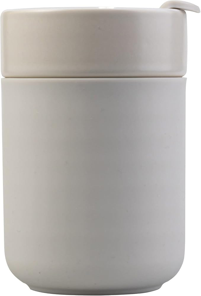 Ceramic Coffee Mug, Reusable Insulated Coffee Cups with Lids Cute Travel Mugs Protective Silicone... | Amazon (US)