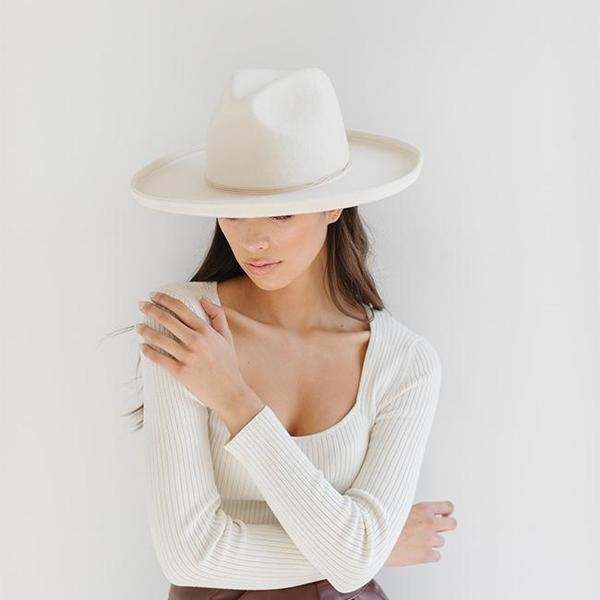 Maude Pencil Brim - Off White | Gigi Pip