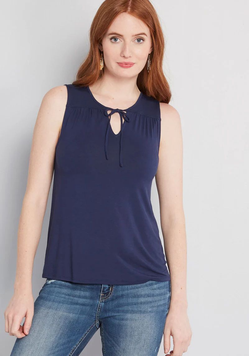 Familiar Feeling Sleeveless Top | ModCloth