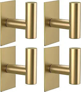 VAEHOLD Wall Towel Hooks, Heavy Duty Sticky Holder Waterproof Towel Hooks for Hanging Coat, Cloth... | Amazon (US)