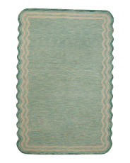 Scalloped Wool Rug | Marshalls