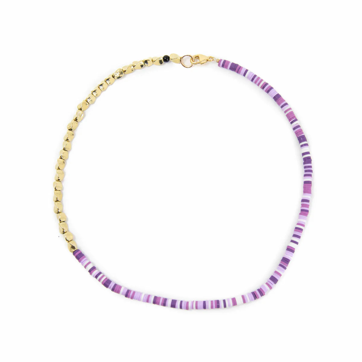 Purple Tye 4mm Vinyl Hill Necklace | Allie + Bess