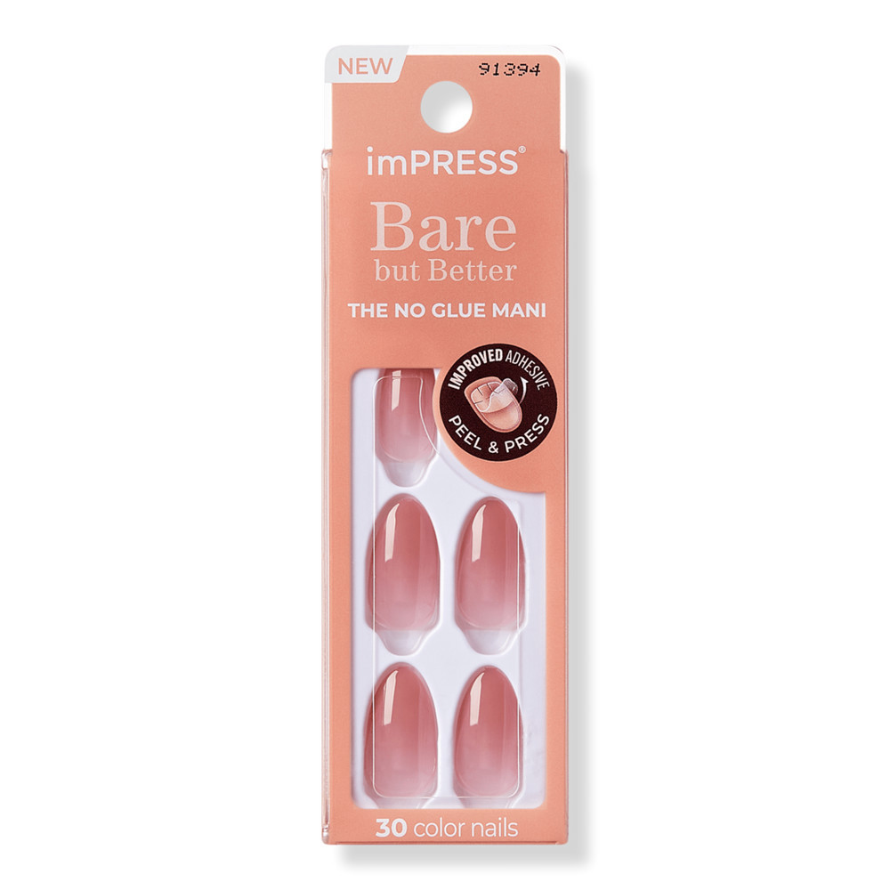 Kiss imPRESS Solid Color Medium Press On Nails - Serenity | Ulta