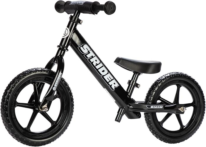 Strider 12” Sport Bike - No Pedal Balance Bicycle for Kids 1 to 4 Years - Includes Safety Pad, ... | Amazon (US)