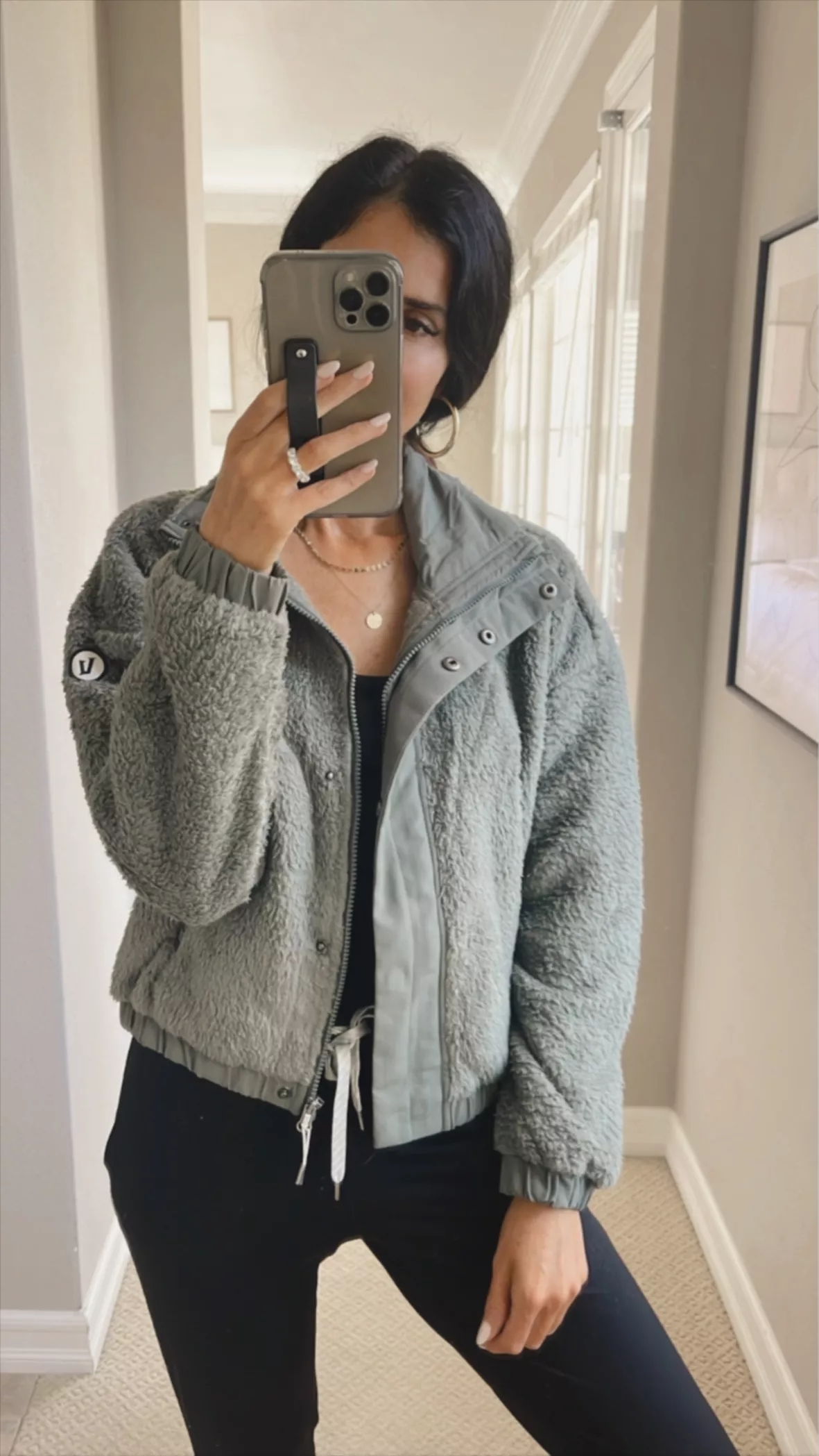Incredibly Cozy Sherpa Jacket Curves • Impressions Online Boutique