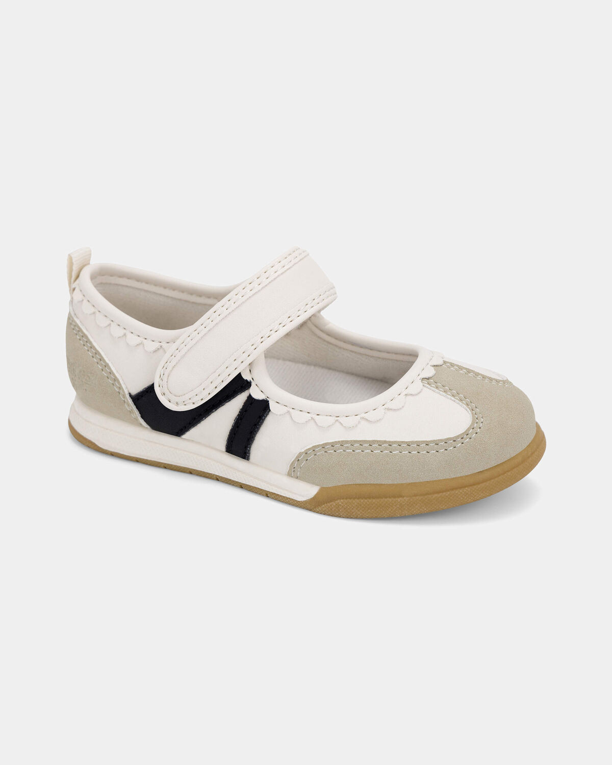Toddler Girl Scalloped Flats - White | Carter's Inc