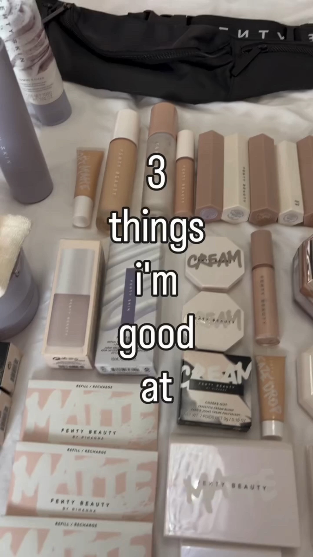 3 things i’m good at

1. collecting Fenty Beauty makeup
2. spending money
3. spending money on Fenty Beauty makeup

For the past 5 years I’ve only bought @fentybeauty + @fentyskin 
@Fenty Beauty @Sephora @Sephora UK 
#ad #fentybeauty #loyal

#LTKuk #LTKbeauty #LTKstyletip