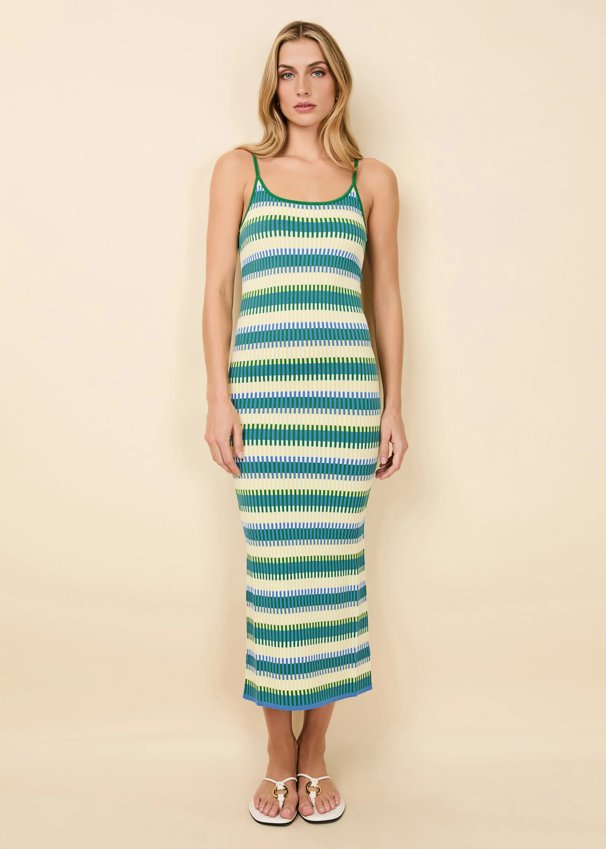 Noel Dress Technicolor Mosaic | Solid & Striped