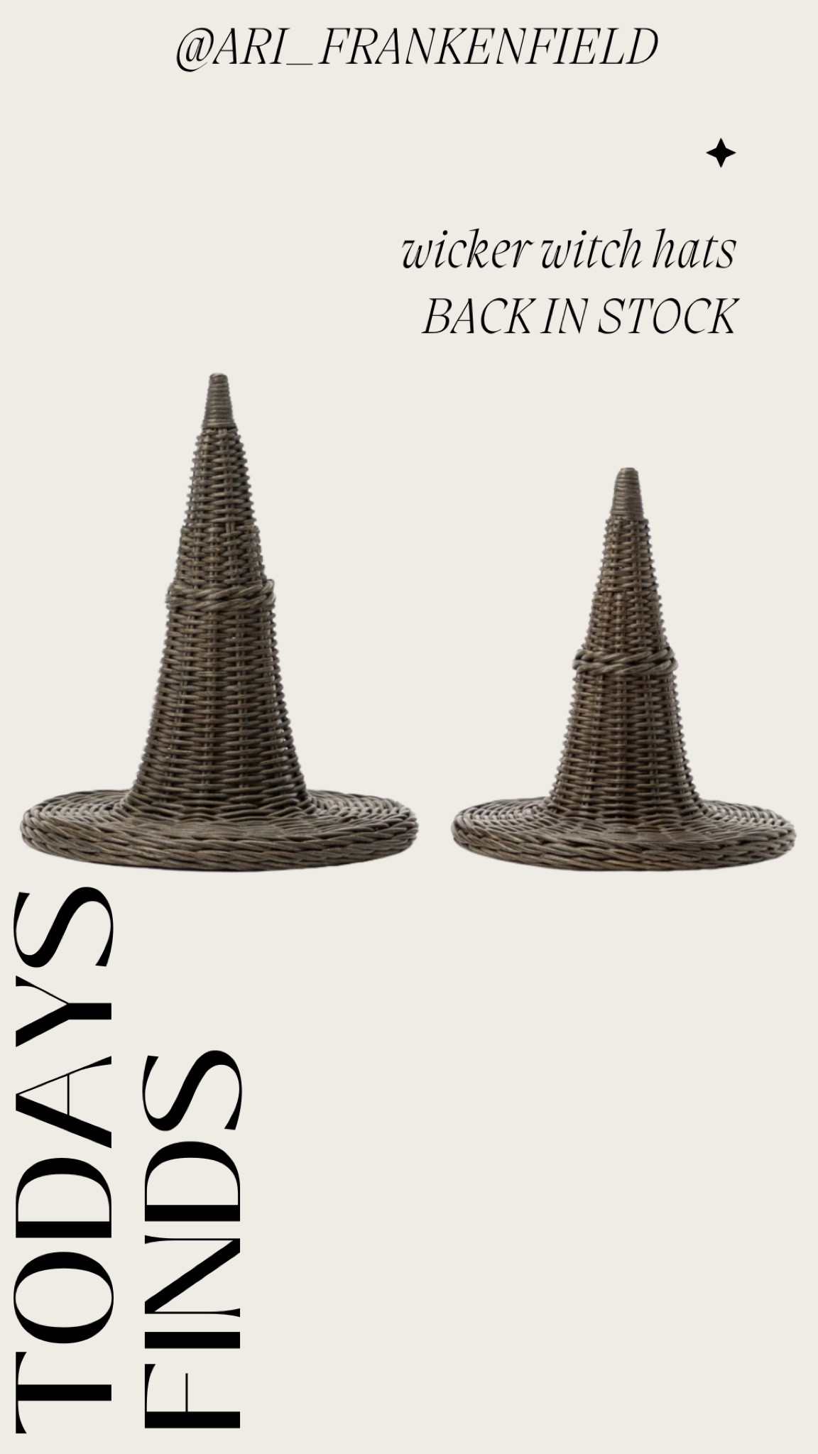 The cutest witch hats are back in stock!

#LTKHome #LTKFindsUnder100 #LTKSeasonal