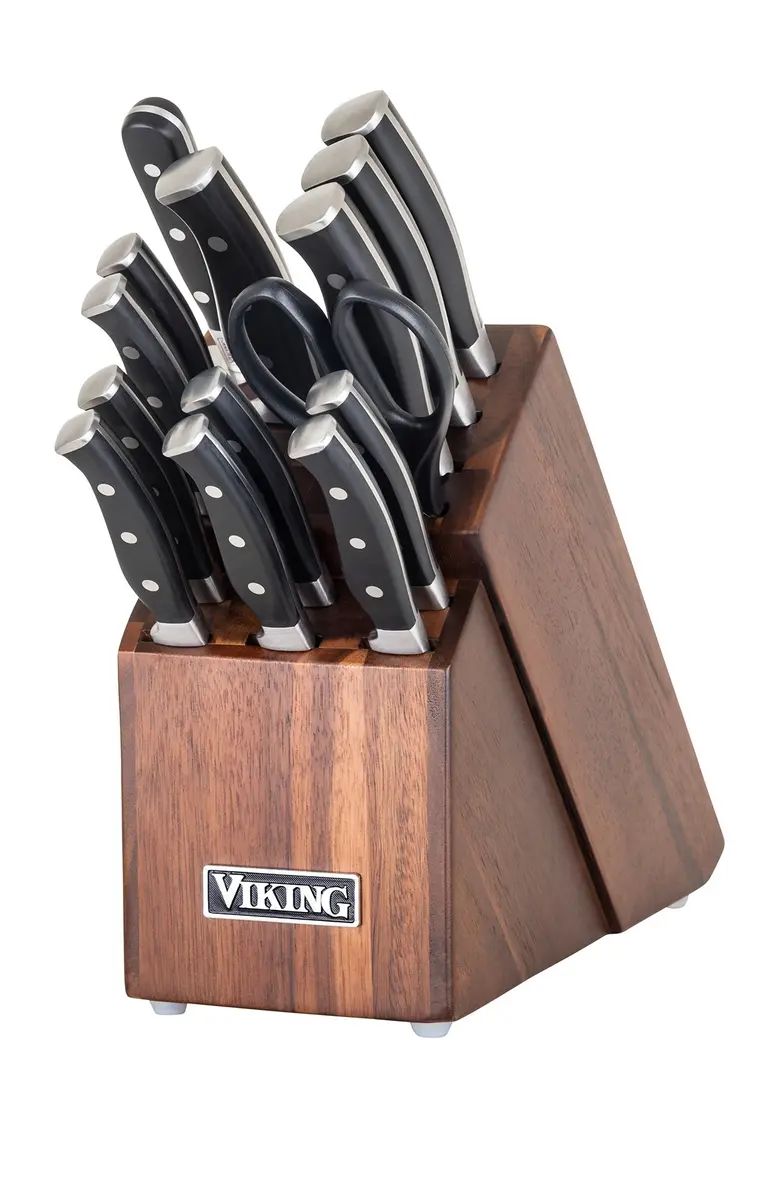 15-Piece German Steel & Acacia Wood Knife Block Set | Nordstrom