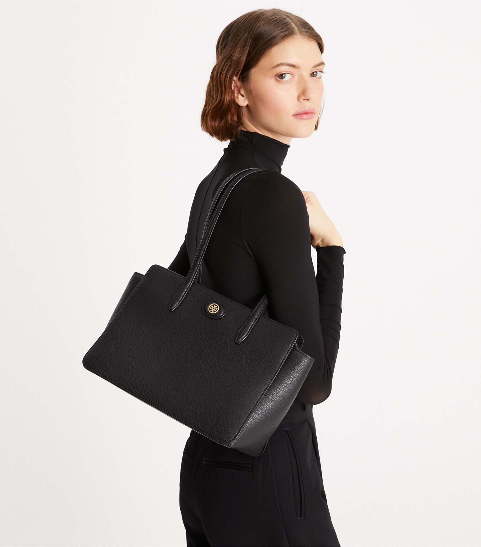 SMALL ROBINSON PEBBLED TOTE | Tory Burch (US)