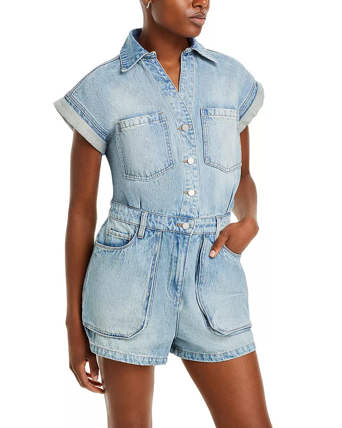 Denim Romper | Bloomingdale's (US)
