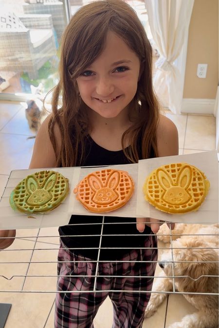 Easter waffles with the Dash Mini Waffle Maker

#LTKhome #LTKkids #LTKSeasonal