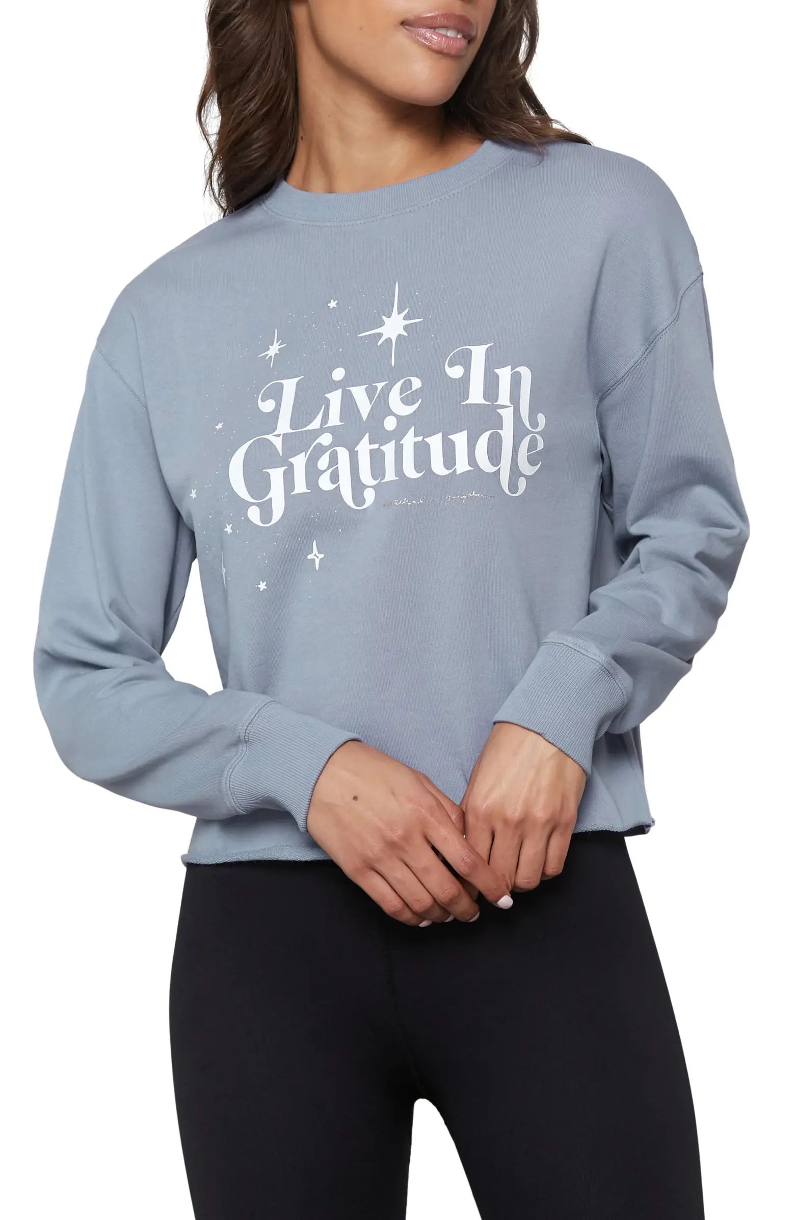Spiritual Gangster Gratitude Mazzy Sweatshirt | Nordstrom | Nordstrom