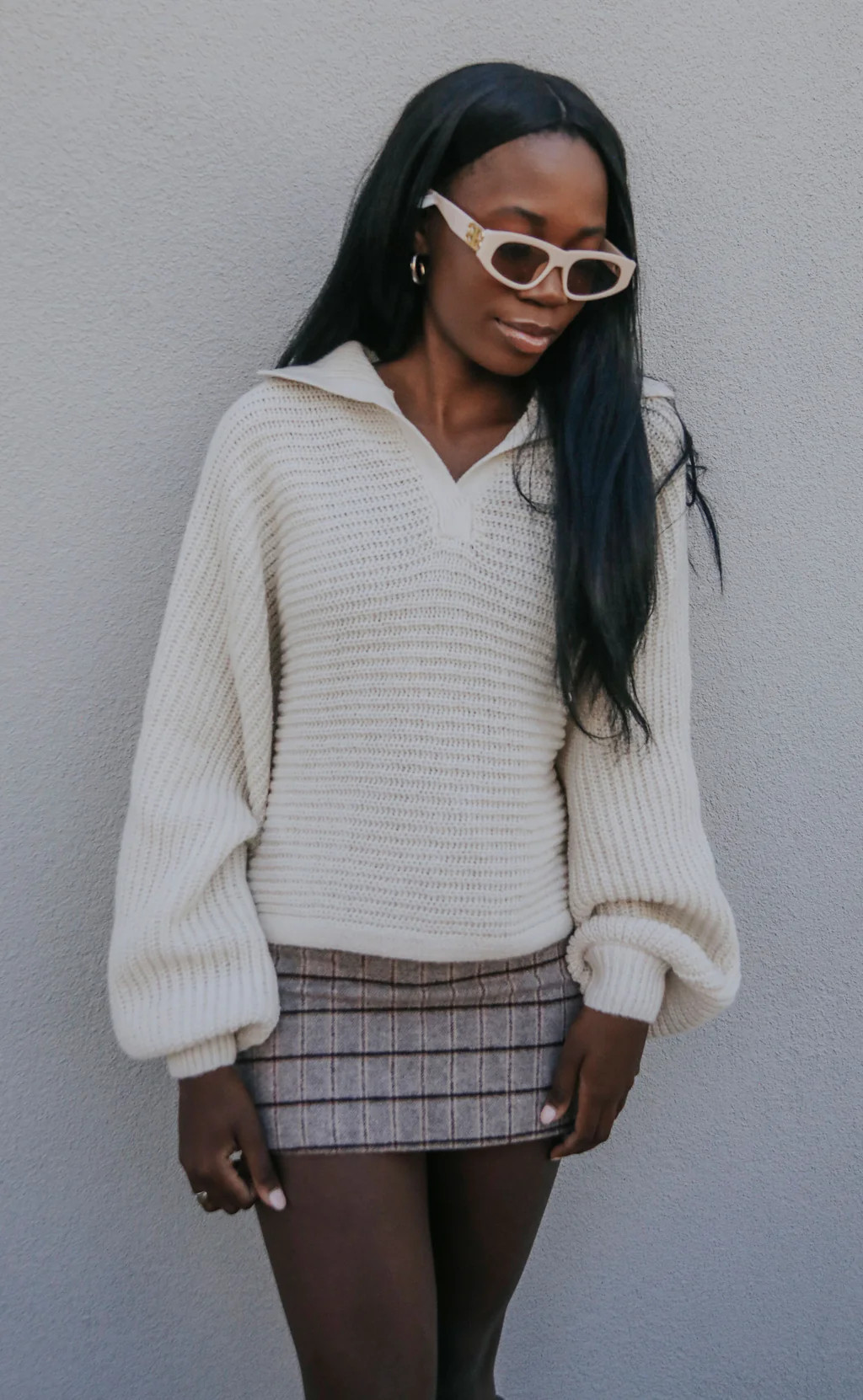 see for miles sweater - off white | RIFFRAFF