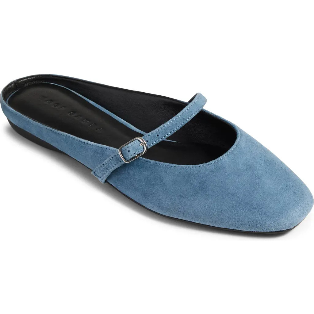 Yosi Samra Lily Flat Mule in Blue at Nordstrom, Size 10 | Nordstrom