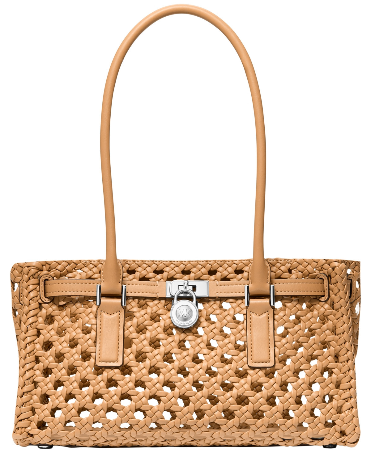 Michael Michael Kors Hamilton Moderne Large East West Tote Handbag - Peanut | Macy's