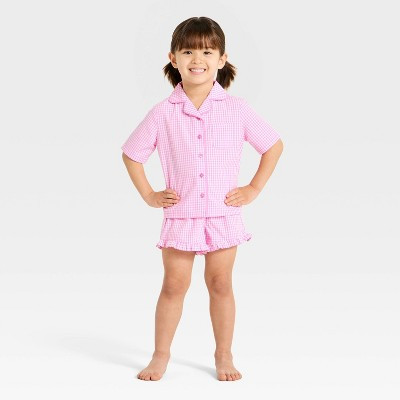 Toddler Girls' 2pc Mommy & Me Pajama Set - Cat & Jack™ Pink 3T | Target