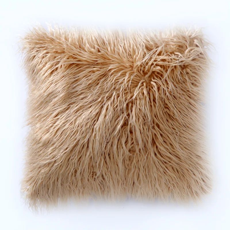 Devonia Faux Fur Throw Pillow | Wayfair North America