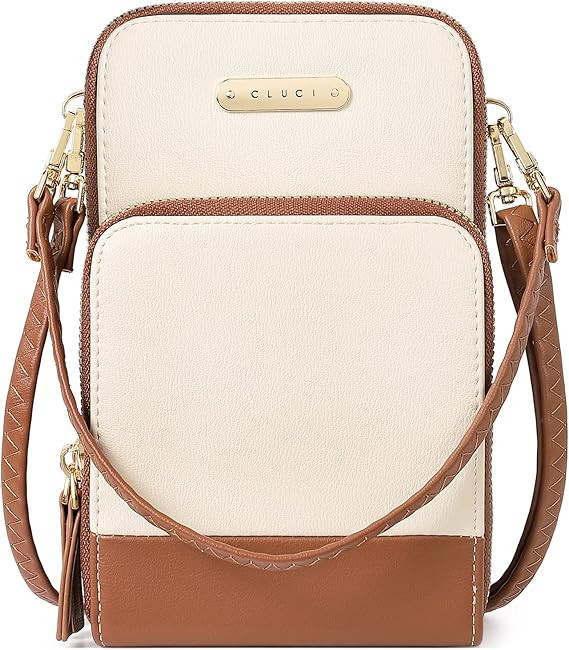 CLUCI Small Crossbody Bag for Women Leather Cellphone Shoulder Purses Fashion Travel Designer Wal... | Amazon (US)
