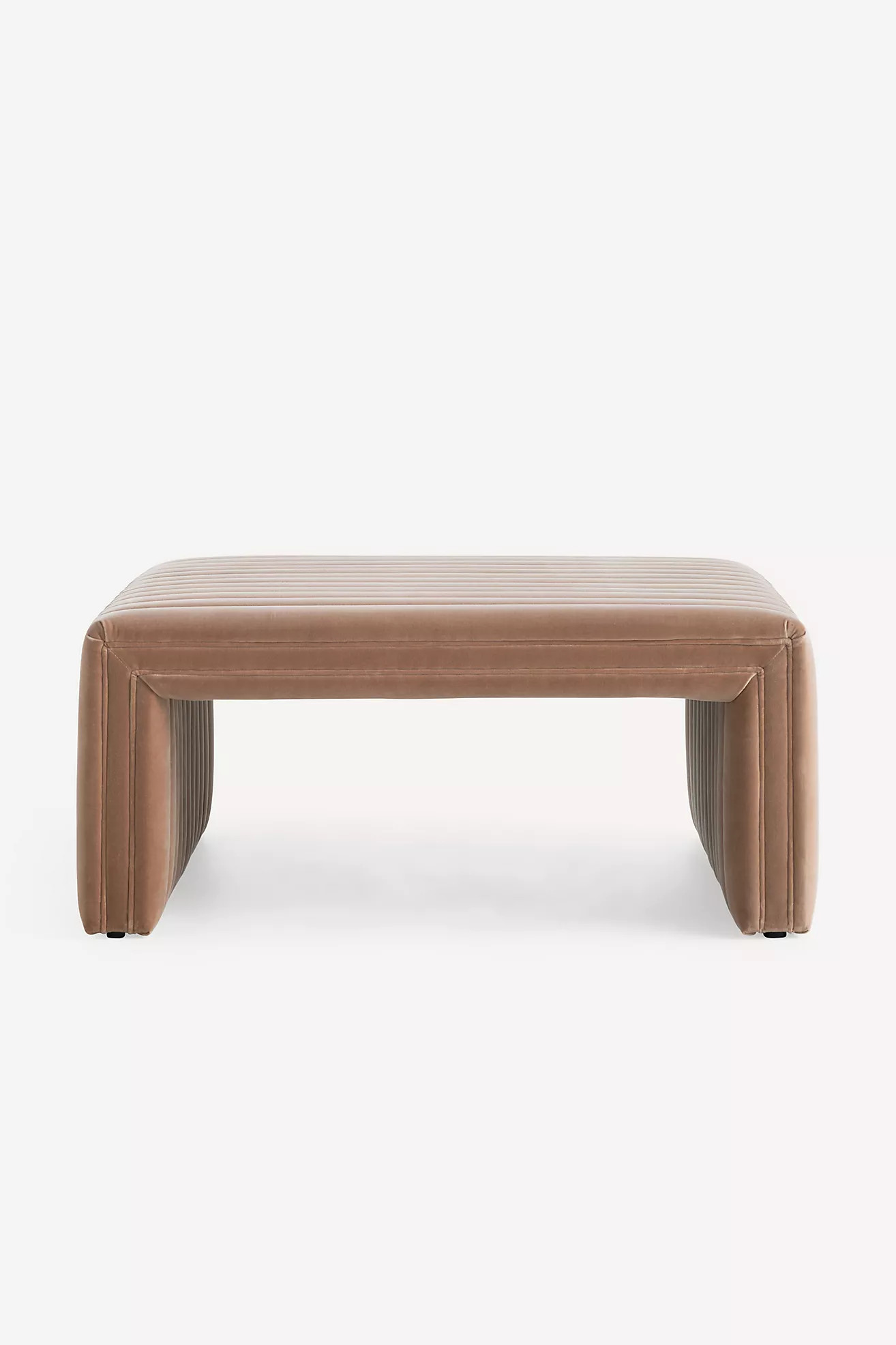 Alexander Velvet Coffee Table Ottoman | Anthropologie (US)