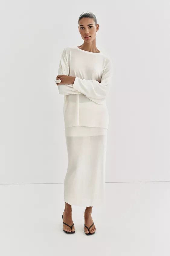 OVERSIZED FINE KNIT JUMPER | Zara US