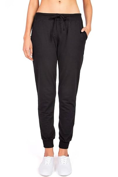 Ambiance Women's Juniors Soft Jogger Pants | Amazon (US)
