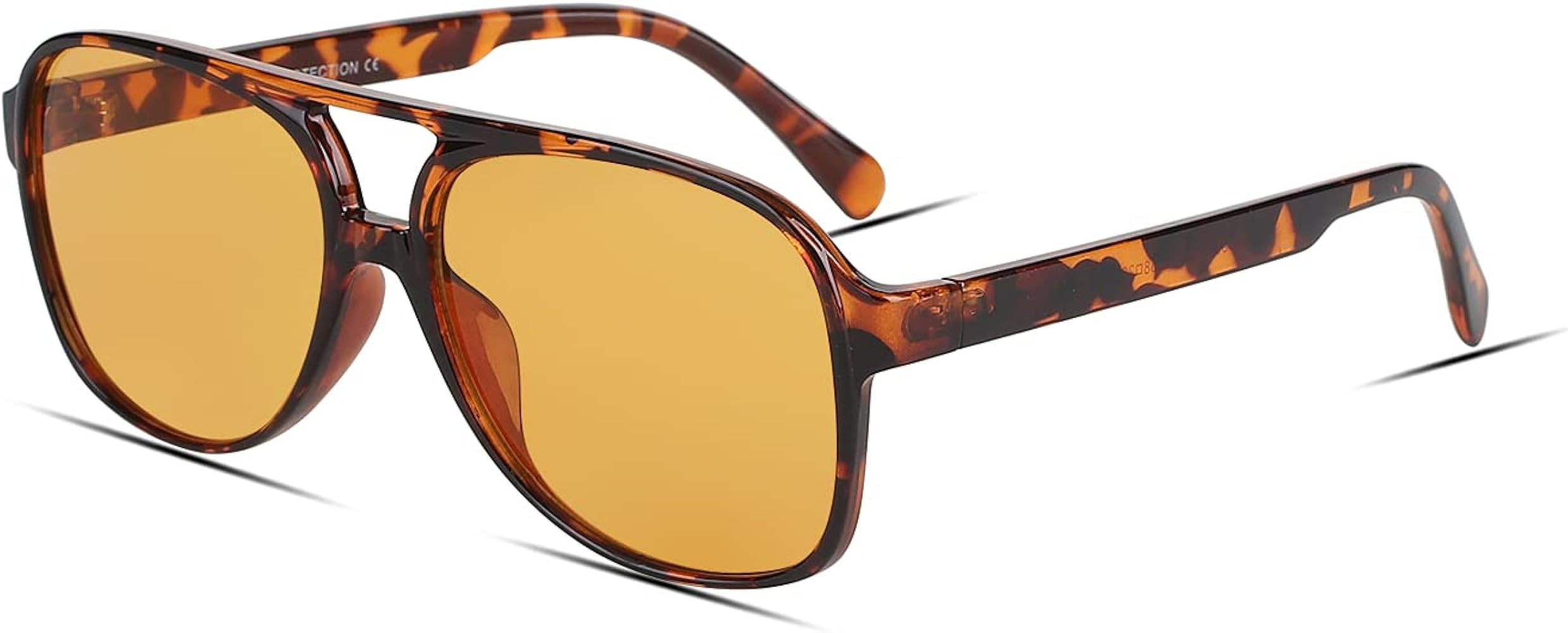 Freckles Mark Vintage Retro 70s Sunglasses for Women Men Classic Large Square Aviator Trendy Glas... | Amazon (US)