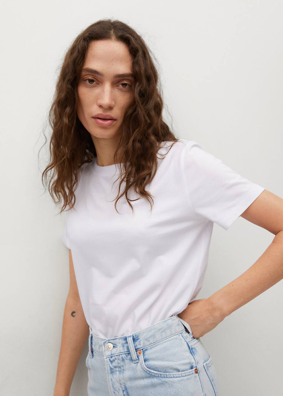 100% cotton T-shirt | MANGO (US)