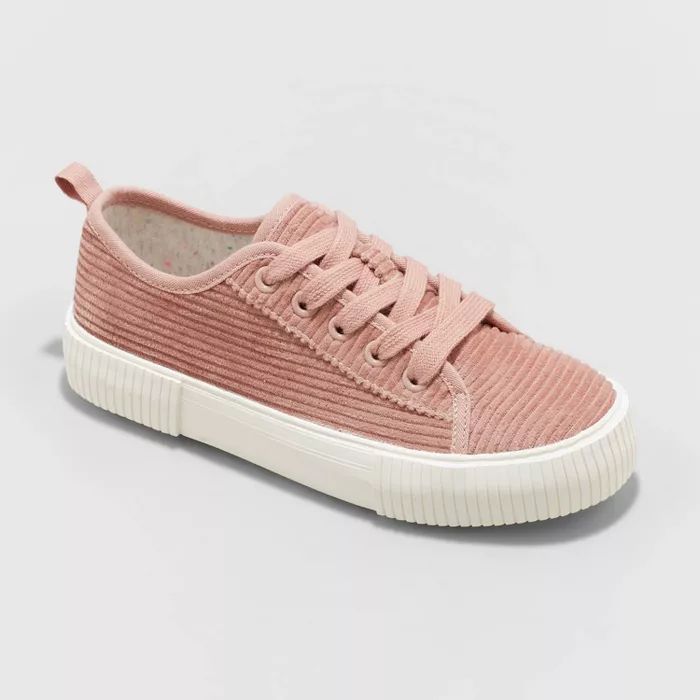 Girls' Pascale Lace-Up Apparel Sneakers - Cat & Jack™ | Target