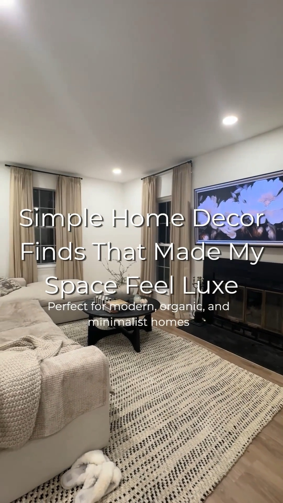 Simple and affordable home decor finds that instantly elevate your living room into a cozy, minimalist, and luxe-looking space. #HomeDecorIdeas
#LivingRoomDecor
#MinimalistHome
#CozyHomeVibes
#InteriorStyling
#HomeInspo
#NeutralHomeDecor
#AffordableDecor
#ModernHomeStyle
#LTKHome

#LTKSeasonal #LTKHome #LTKmomlife