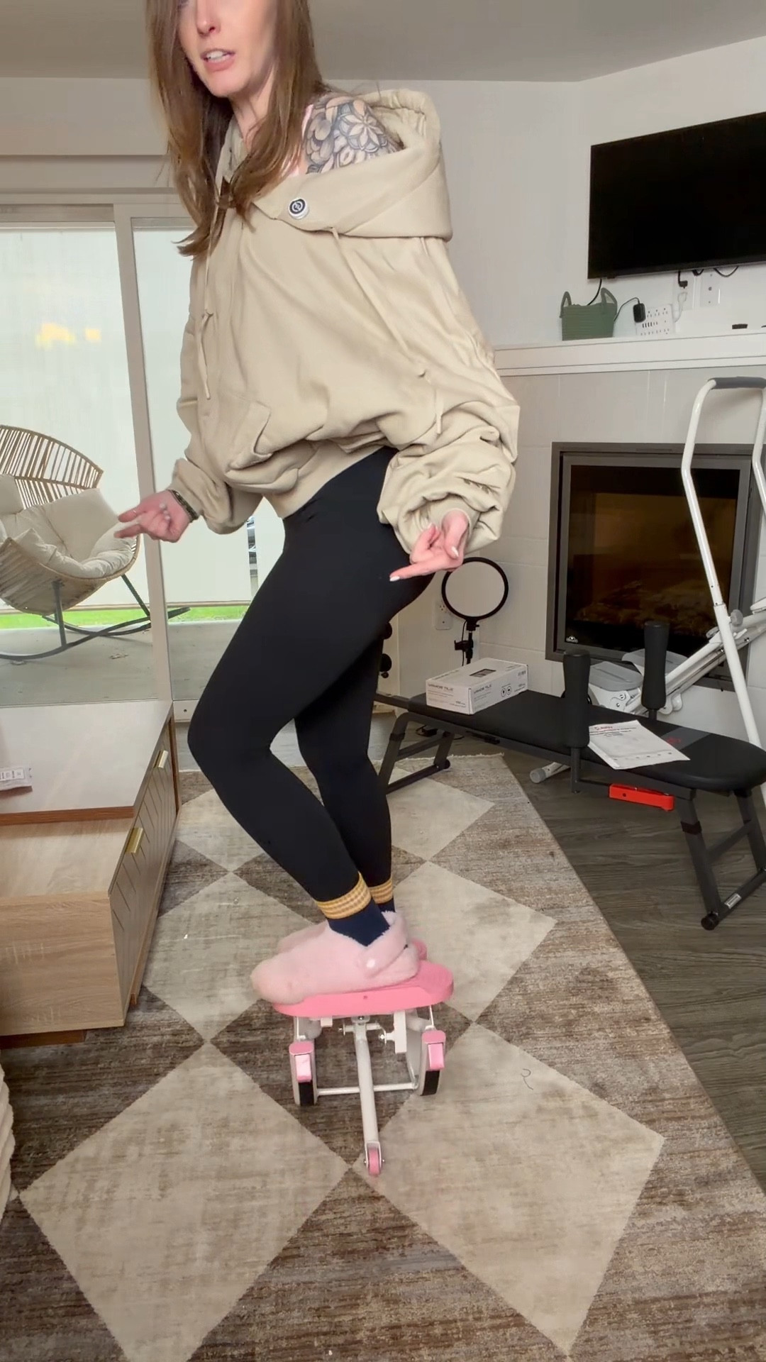 Get that lower body workout in an easier way! #athomeworkout #workoutt

#LTKmomlife #LTKfitnessgoals #LTKSaleAlert