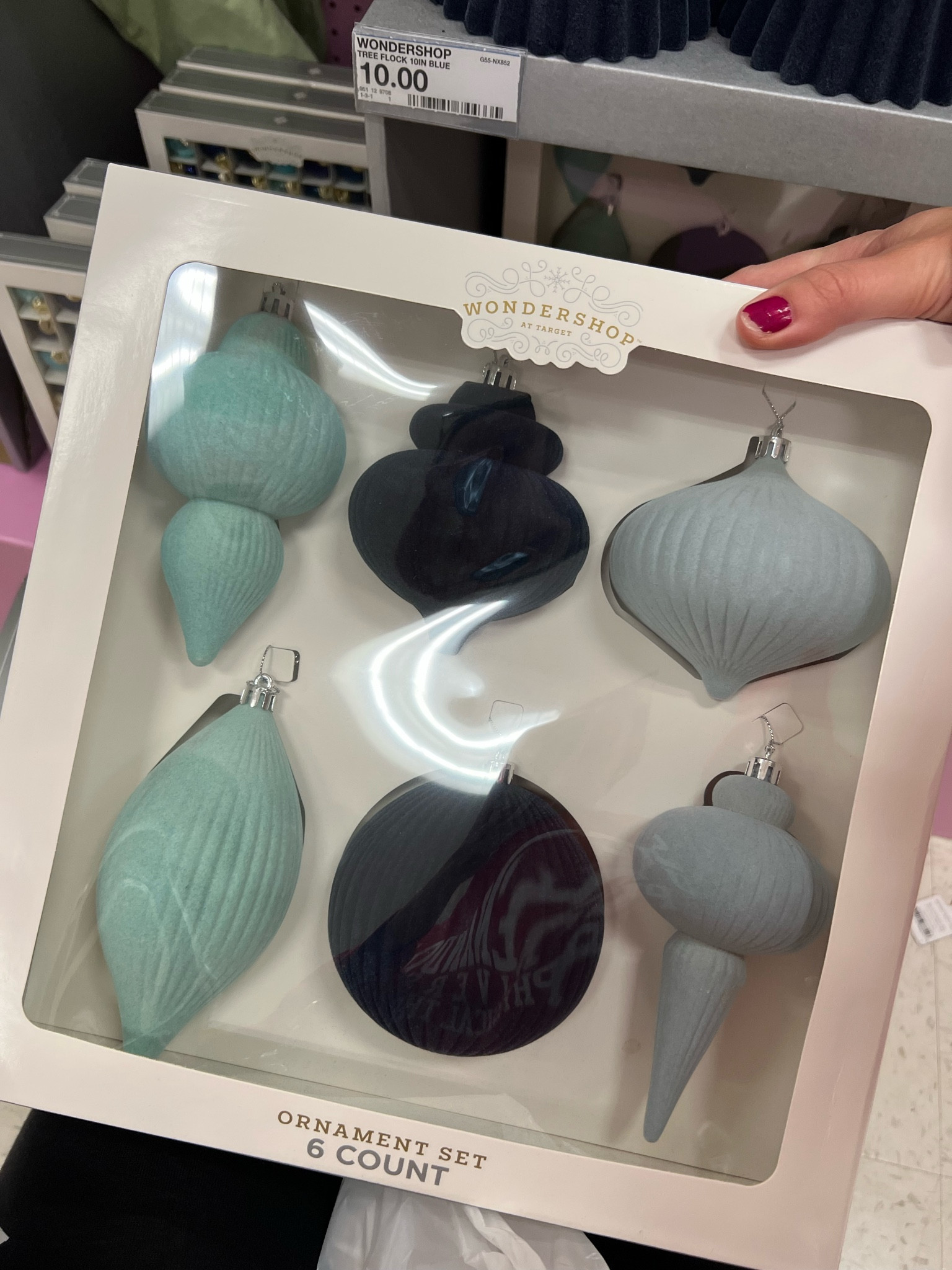 Blue ornaments at Target! 

#LTKSeasonal #LTKhome #LTKHoliday