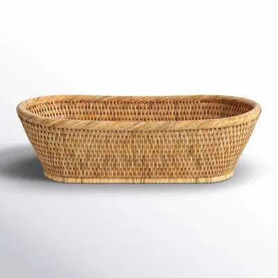 Sampson Taper Oval Bread Rattan Basket | Wayfair North America
