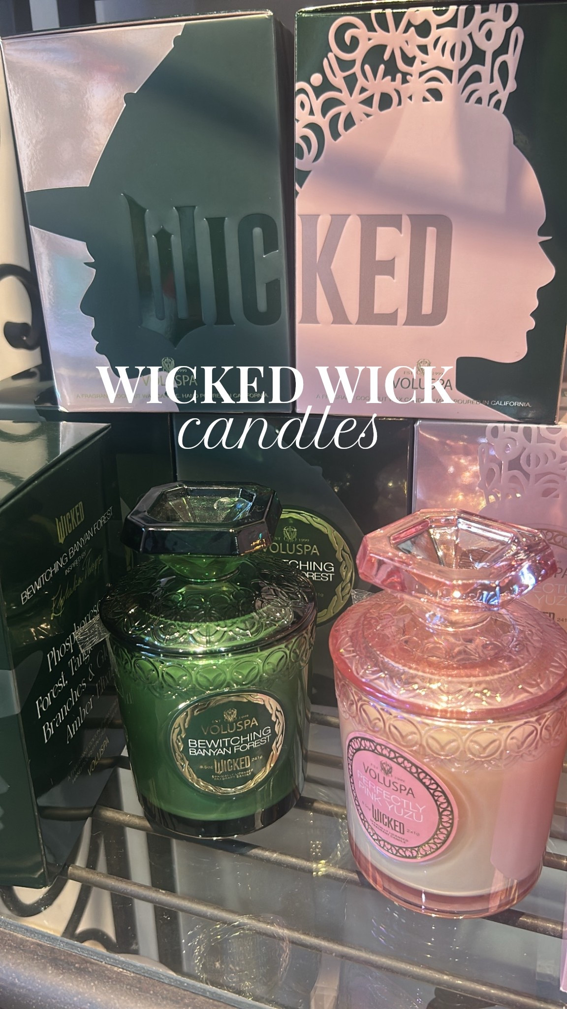 Voluspa Wicked Candles That Feel Like a Little Moment of Magic

These Voluspa Wicked candles are such a fun find. The jars are stunning and feel like decor on their own, even before you light them. The scents are rich, cozy, and elevated, the kind that instantly makes a room feel special.

What makes them extra giftable is the Wicked movie theme. Perfect if you know someone who loves the movie, Broadway vibes, or anything a little whimsical and magical. Also very easy to justify keeping one for yourself because they look that good styled on a shelf, coffee table, or nightstand.

A beautiful candle, a pretty jar, and a nod to a favorite story is always a win.

#wicketcandle #voluspacandle #luxurycandles #giftablecandle #movieinspiredgifts #homefragrance #candlelover #prettyhomefinds

voluspa candle | wicked candle | luxury scented candle | giftable home decor | movie inspired gifts | aesthetic candle jar | holiday gift idea


#LTKHoliday #LTKHome #LTKGiftGuide