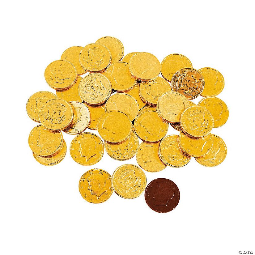 Chocolate Coins - 76 Pc. | Oriental Trading Company