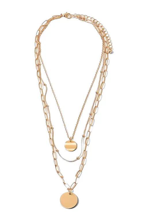 Erin McDermott Jewelry Triple Layer Everything in Metallic Gold at Nordstrom | Nordstrom