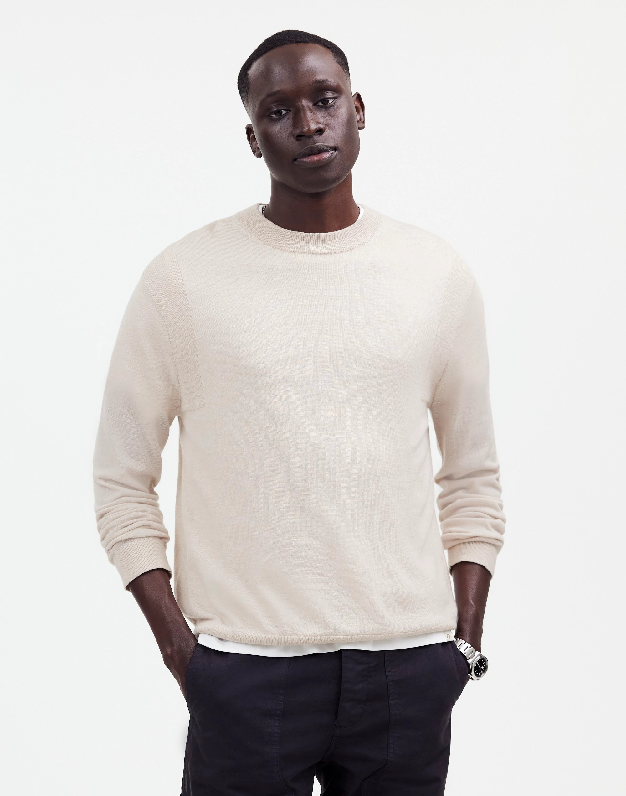 Merino Wool Crewneck Sweater | Madewell | Madewell