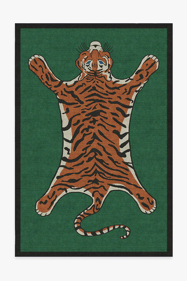 Jonathan Adler Tiger Emerald Tufted Rug | Ruggable | Ruggable