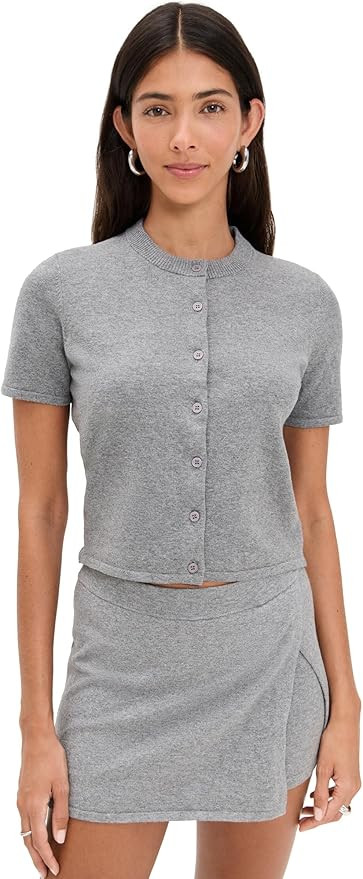 LE BOP Women's Short Sleeve Cardigan | Amazon (US)