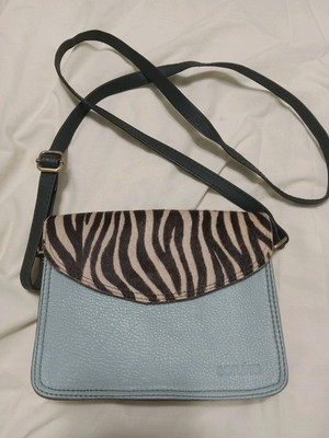 SORUKA LEATHER CALF HAIR ANIMAL PRINT MULTI COLOR CROSSBODY BAG | eBay | eBay US