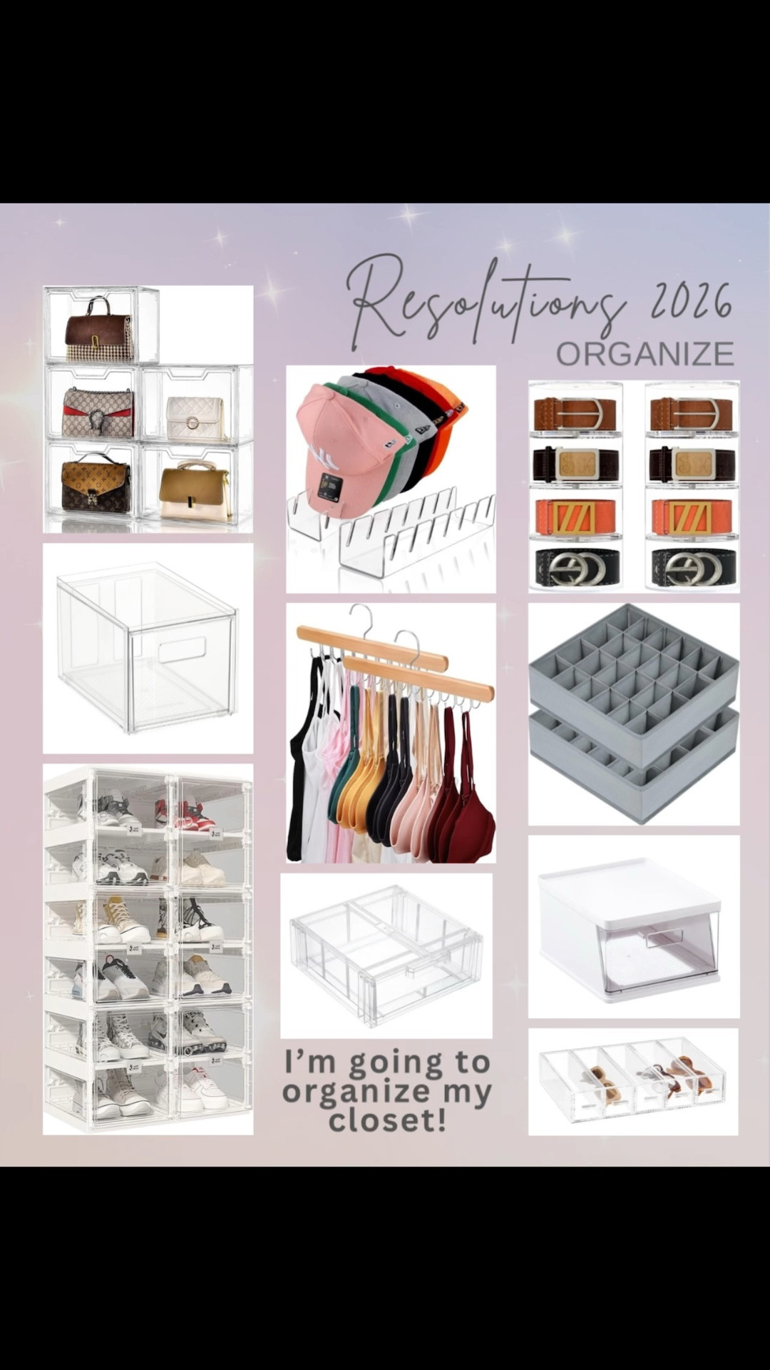 New Year, New Closet Goals! ✨

Is there anything more satisfying than a perfectly organized closet? My big 2026 resolution is to finally get my wardrobe in order and give every accessory its own home. I’ve rounded up all my favorite must-have organizers—from clear handbag displays and belt rolls to the ultimate sneaker wall and space-saving hangers.

There’s something about a clean, visible setup that makes getting dressed every morning feel like a dream. Let’s make 2026 our most organized year yet!

Any organization projects on your list I can help you with?


#LTKSaleAlert #LTKHome #LTKselfcare