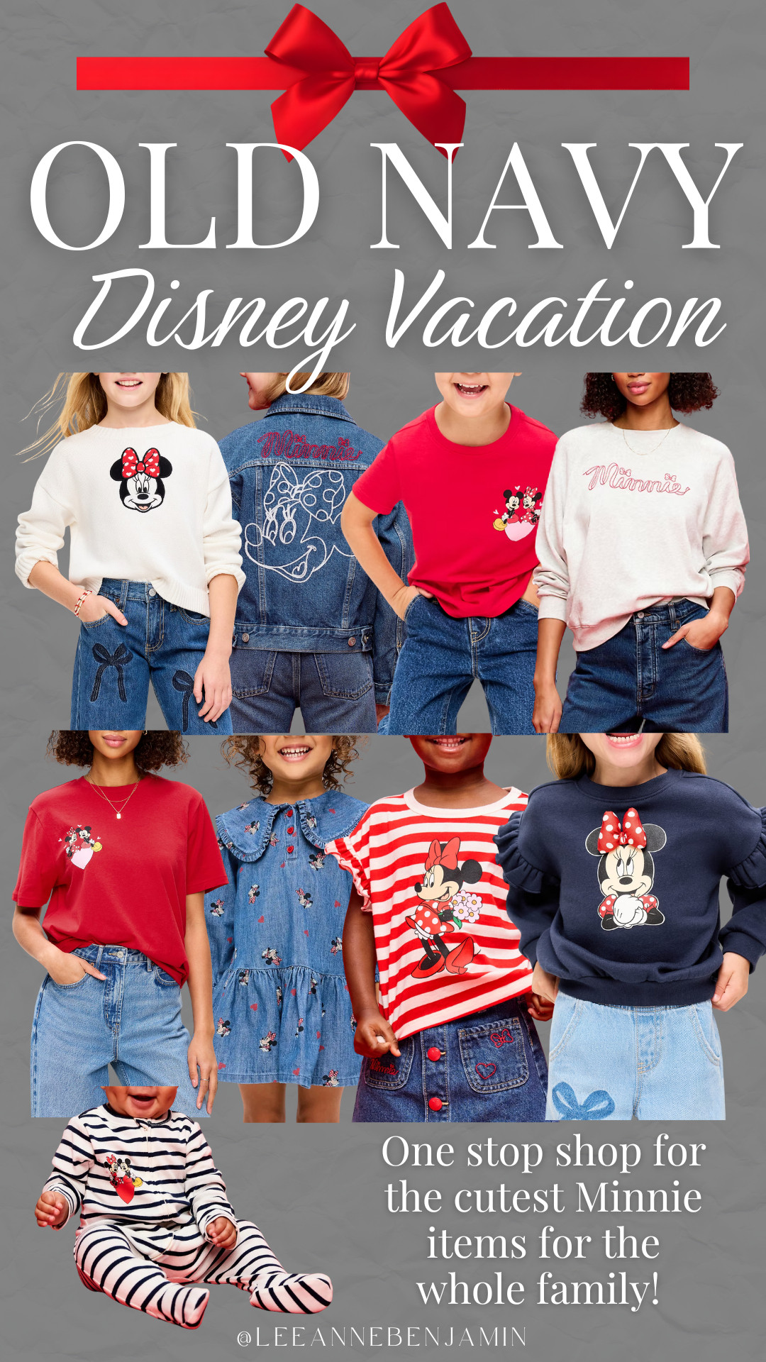 Get Disney Vacation ready with the cutest minnie pieces from Old Navy! Sizes and styles for the whole family! 

 #LTKGiftGuide #LTKBaby #LTKKids