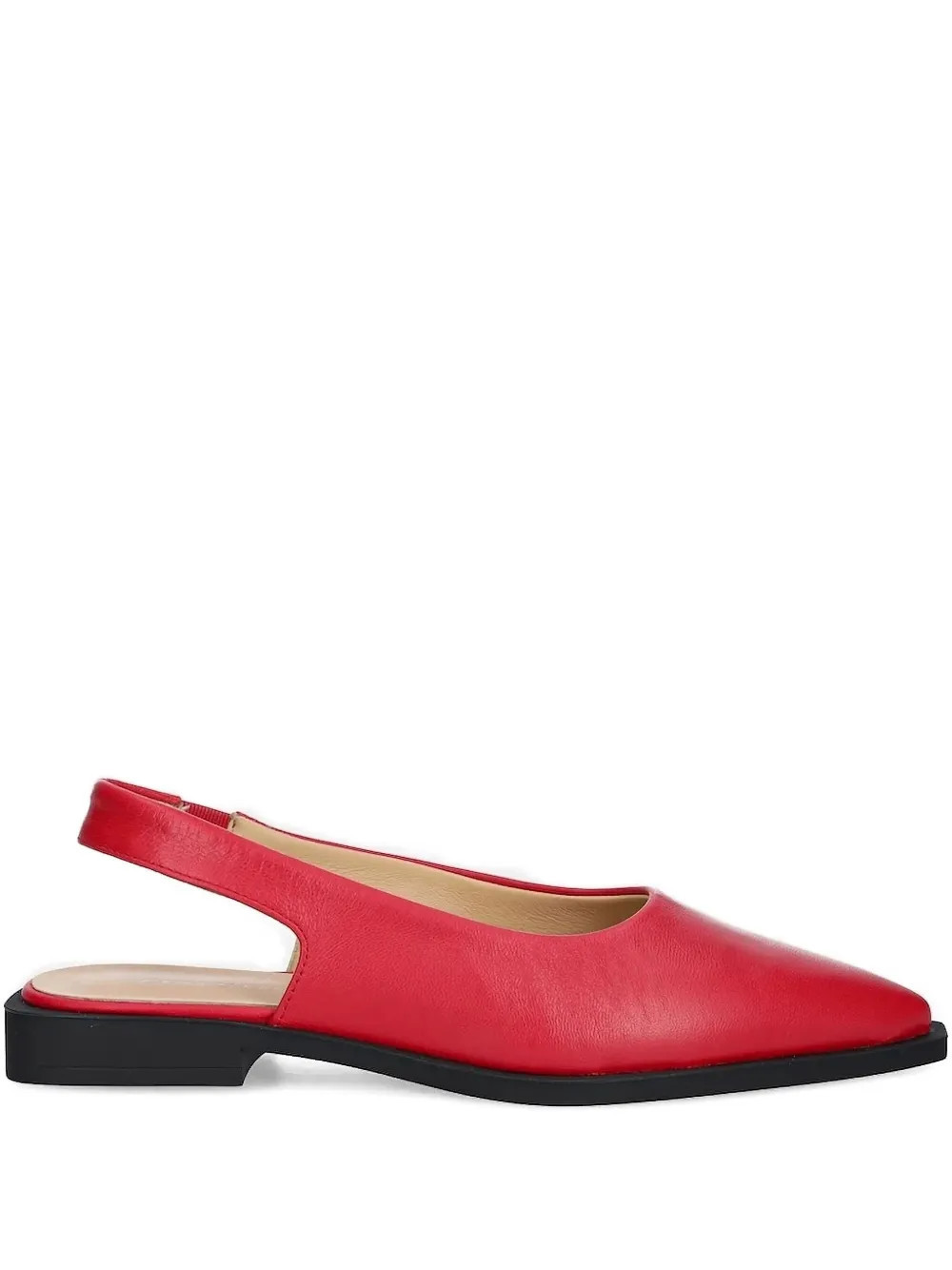 Copenhagen slingback pointed-toe ballet flats - Red | Farfetch Global