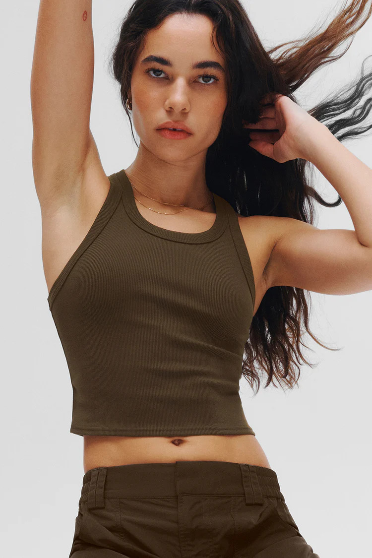 Goddess Ribbed Go-To Tank | Alo Yoga (US)