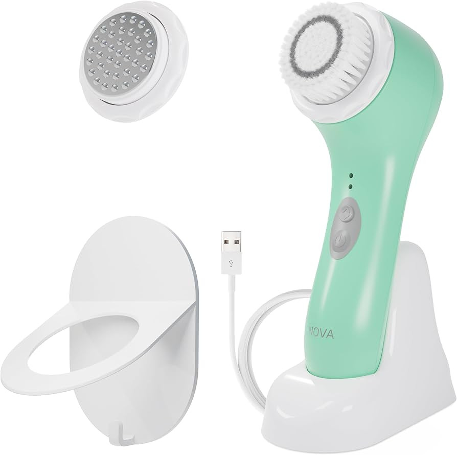 Spa Sciences - NOVA - Sonic Cleansing Brush with Bristles & Infusion System – Anti-Aging Facial... | Amazon (US)