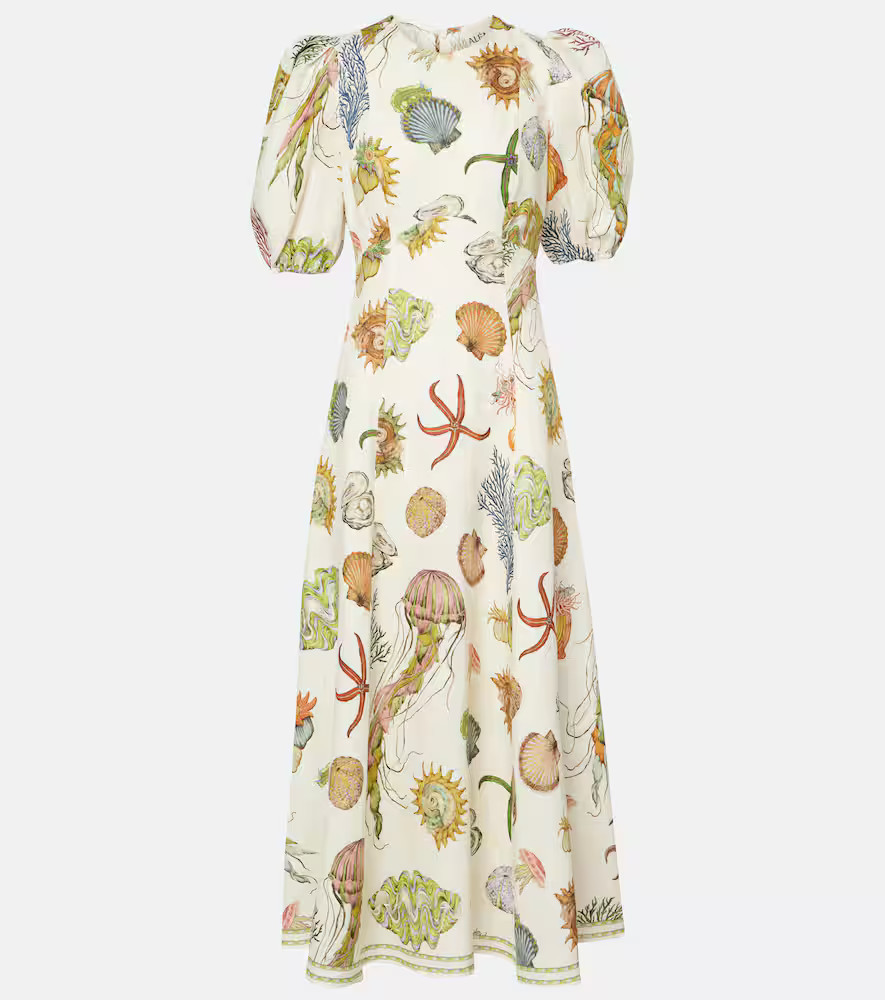 AlÃ©mais Sea linen midi dress | Mytheresa (US/CA)