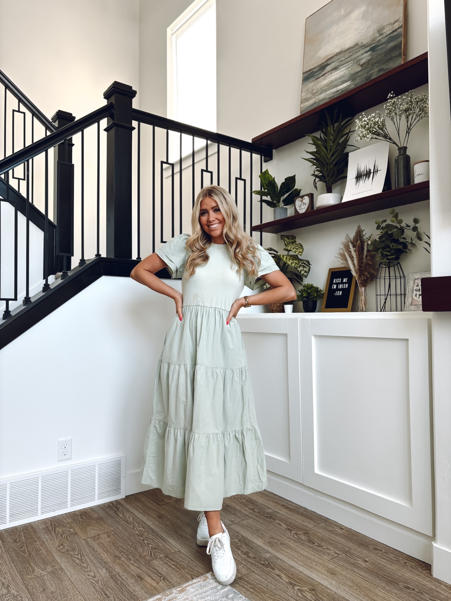 Dress: wearing usual size M
Sneakers: I prefer usual size in wide fit or size up half in regular fit 

| spring dress | spring outfit | Easter dress | amazon fashion | teacher outfit | wedding guest dress | date night outfit

#LTKWorkwear #LTKFindsUnder100 #LTKSeasonal