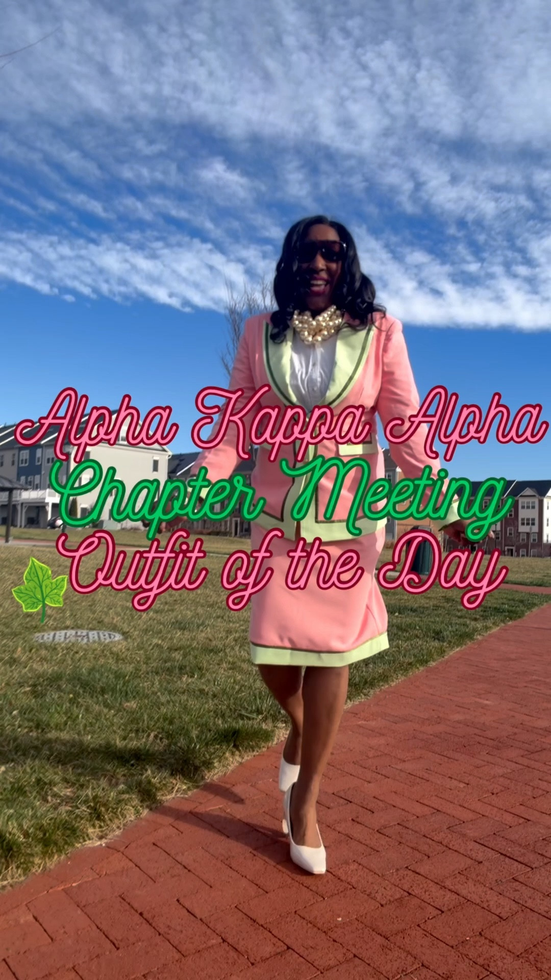 Pink and green suit of your dreams!🩷💚
Discount code: Candice20
#AlphaKappaAlpha 
#ServiceToAllMankind 
#rhomuomega 
#stylewe
#stylewegal

#LTKTall #LTKootd #LTKOver40
