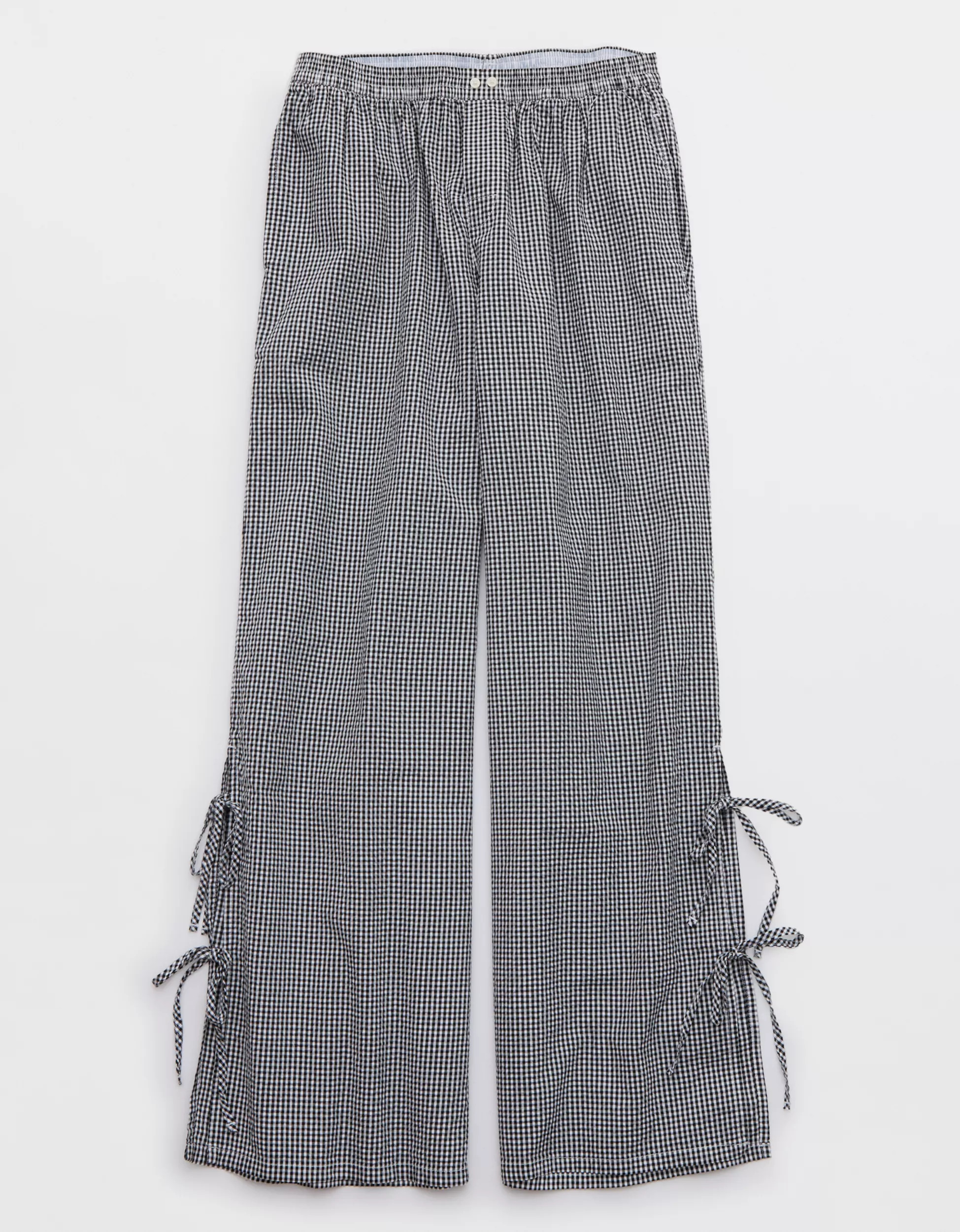 Aerie Off-Duty Seersucker Side Tie Trouser PJ | Aerie